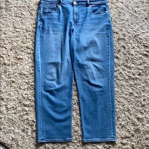 Blue mom jeans
